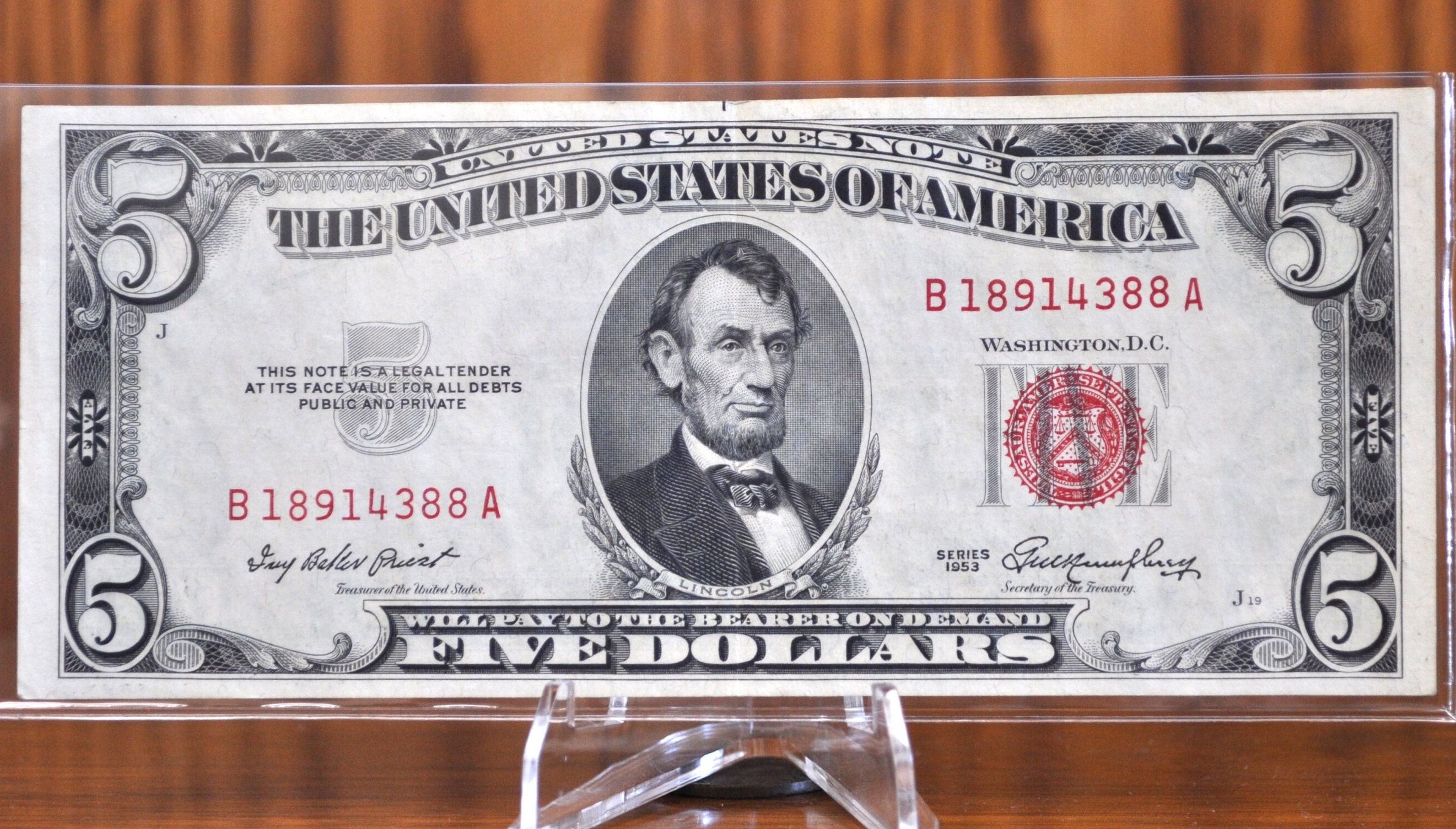 Old 5 dollar bill outlet
