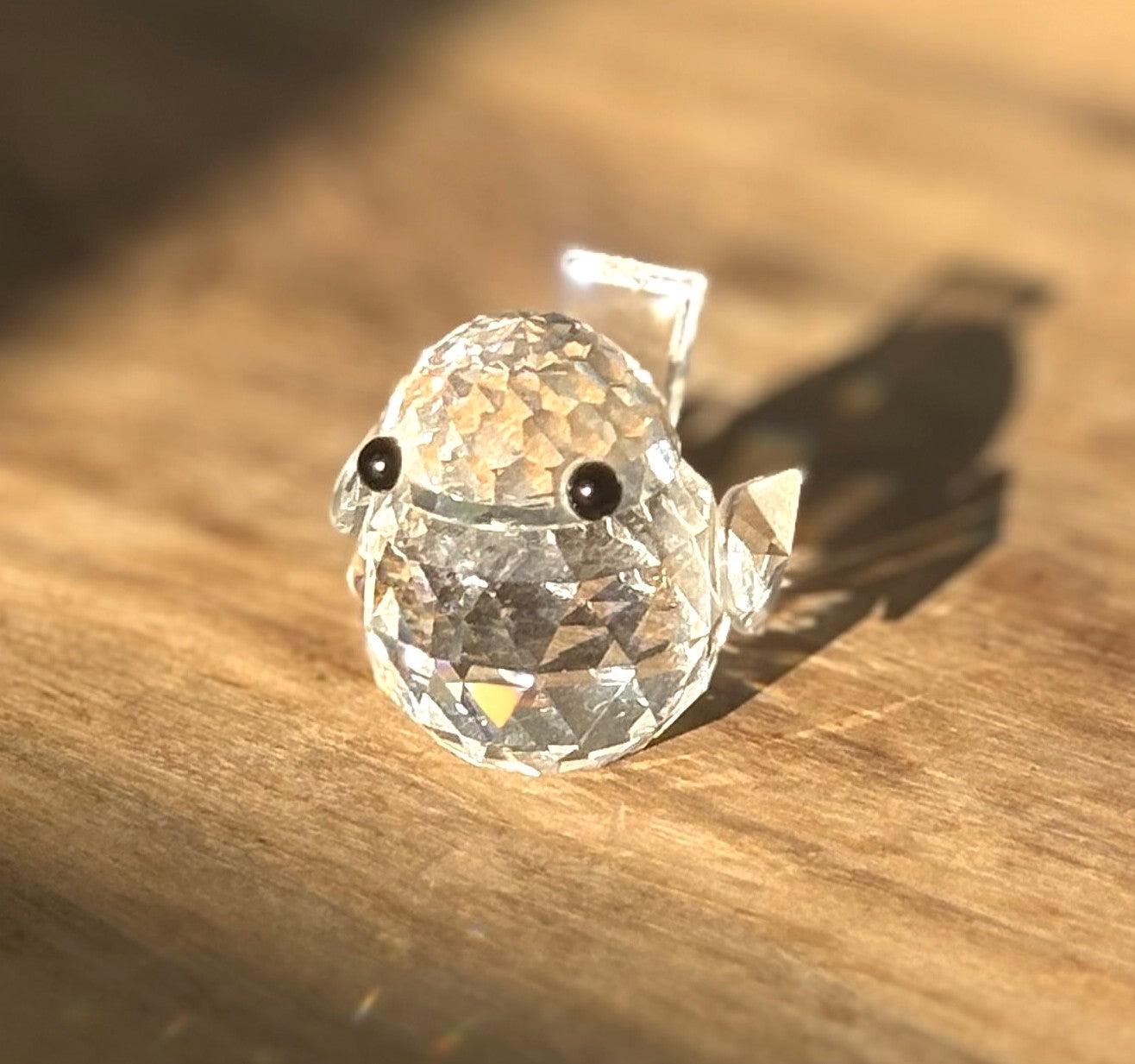 スワロフスキー Swarovski 廃盤品 置物 鳥の巣 フィギュア 013842