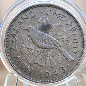 1940s - 1960s Neuseeland Pennies - Auswahl nach Datum - Toller Zustand / Detail - King George - Sammlerstücke aus Neuseeland Münzen - Tolles Design