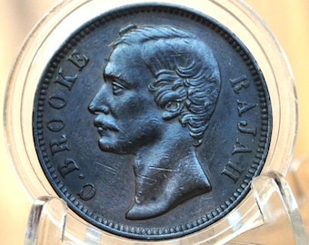 British North Borneo - 1886 One Cent EF - (INV0105) - Extra Fine