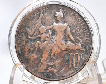 ジャック☠️スパロウ 旧貨幣 フランス青銅貨５サンチーム(1912年) ジャック☠️スパロウ 旧貨幣 フランス青銅貨5サンチーム(1912年