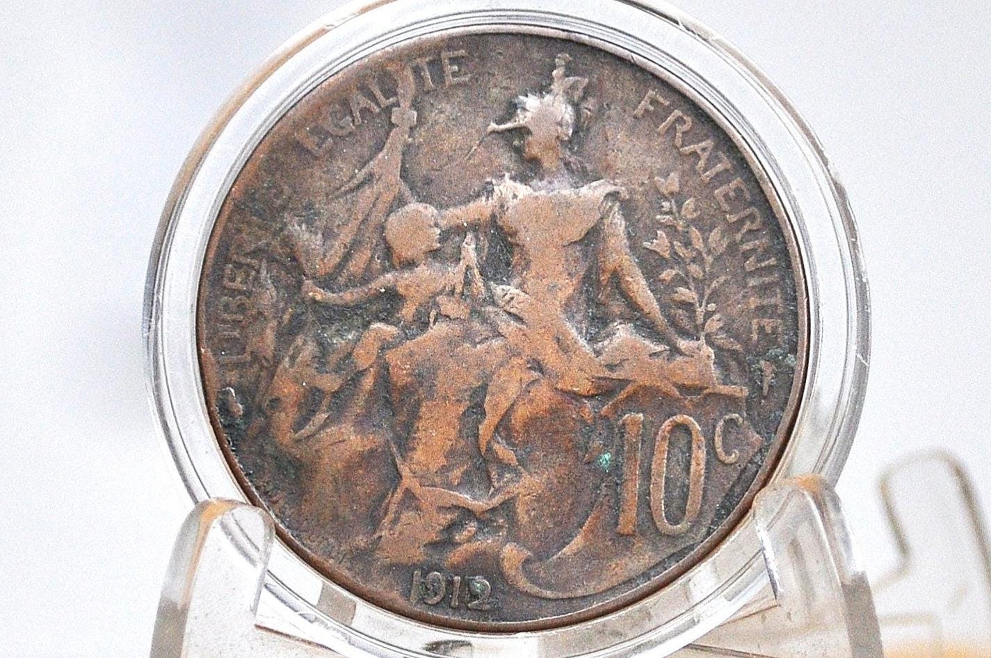 ジャック☠️スパロウ 旧貨幣 フランス青銅貨５サンチーム(1912年) ジャック☠️スパロウ 旧貨幣 フランス青銅貨5サンチーム(1912