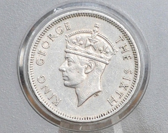 香港 | 5セント硬貨 | 国王ジョージ6世 | Km:26 | 1949 - 1950 - Etsy 日本