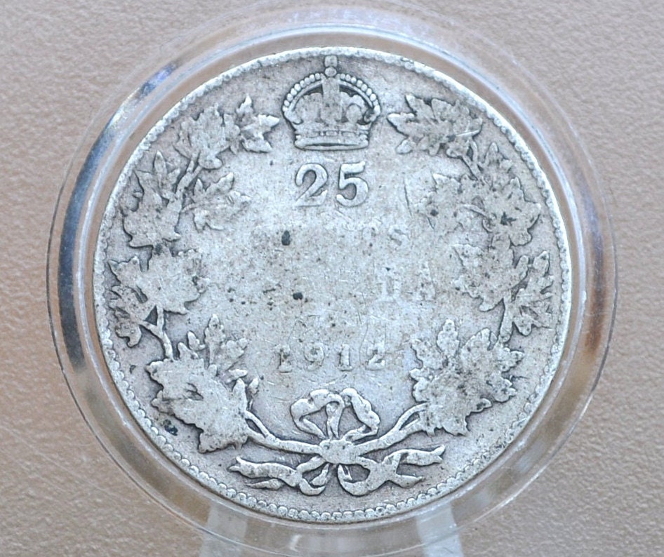 H15672】海外の貨幣コレクション カナダ 25セント 銀貨 ジョージ6世