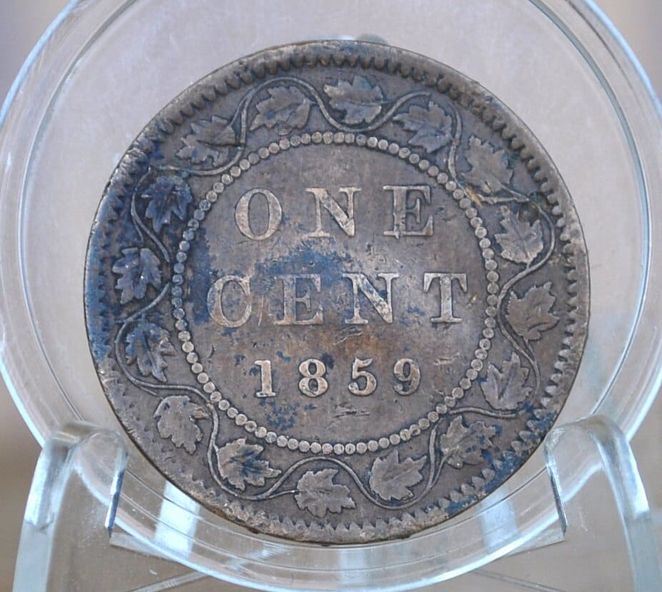 1859 Canadian Cent - Choose by Grade - Queen Victoria - 1859 Large