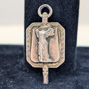 Sterling Silver Winged Victory of Samothrace Nike Pendant - Stamped and Tested Sterling Silver - Greek Goddess Nike Pendant - Ancient Greek