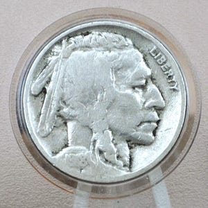 1918-S Buffalo Nickel - VG (Very Good) Grade / Condition - San Francisco Mint - Indian Head Nickel 1918S - Rare Date