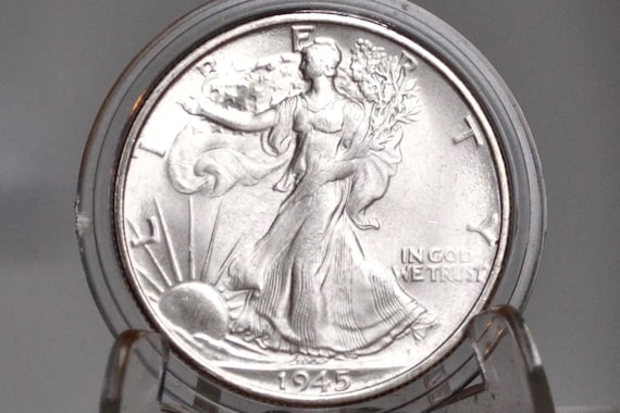 1945-S Walking Liberty Silver Half Dollar - Choose by Grade - San