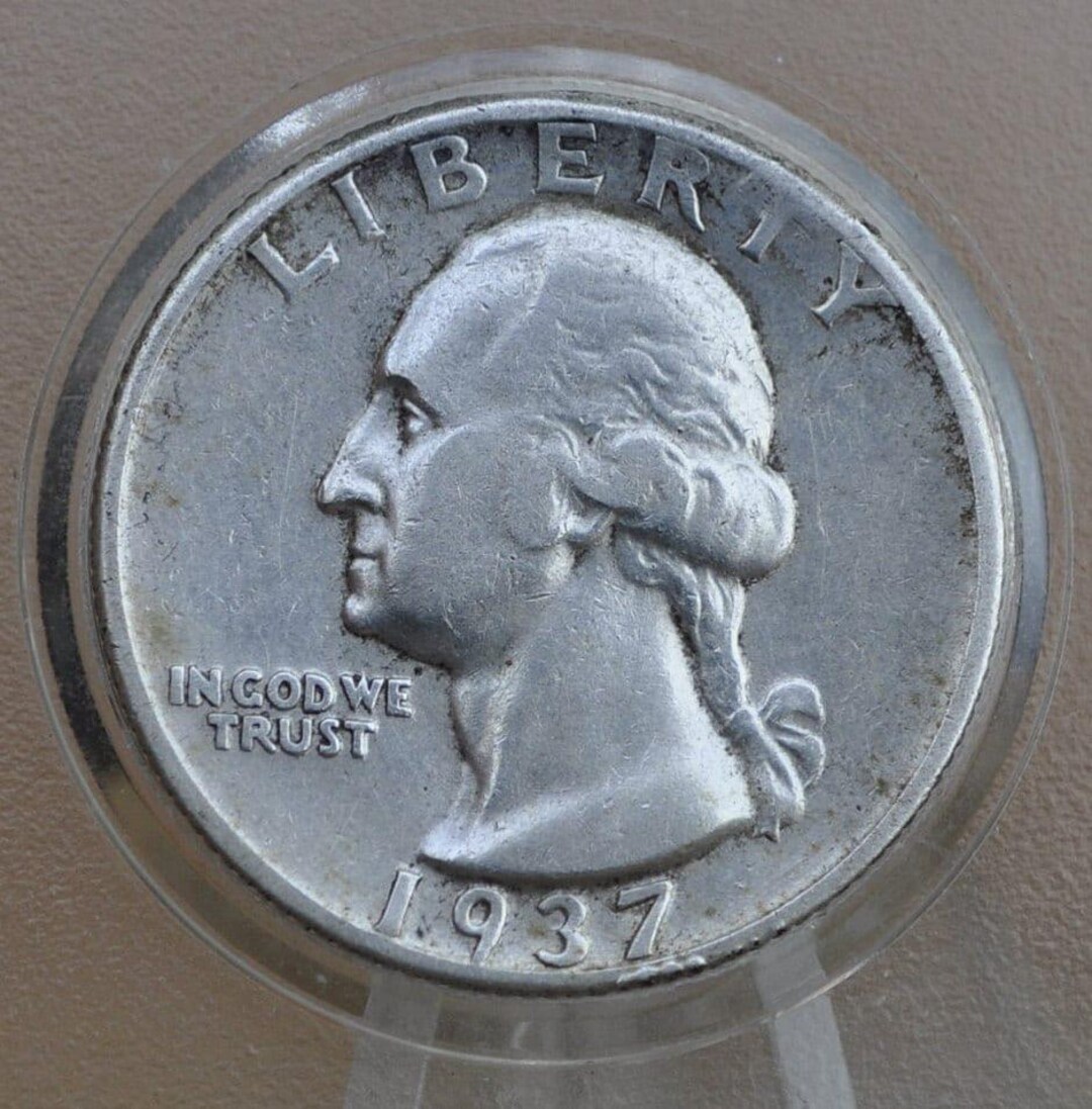 1937 D Washington Silver Quarter - Choose by Grade - Denver Mint