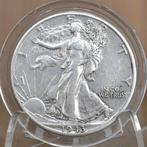 1943-D Walking Liberty Silver Half Dollar - Choose by Grade / Condition - Denver Mint - 1943D, 1943 D WLH