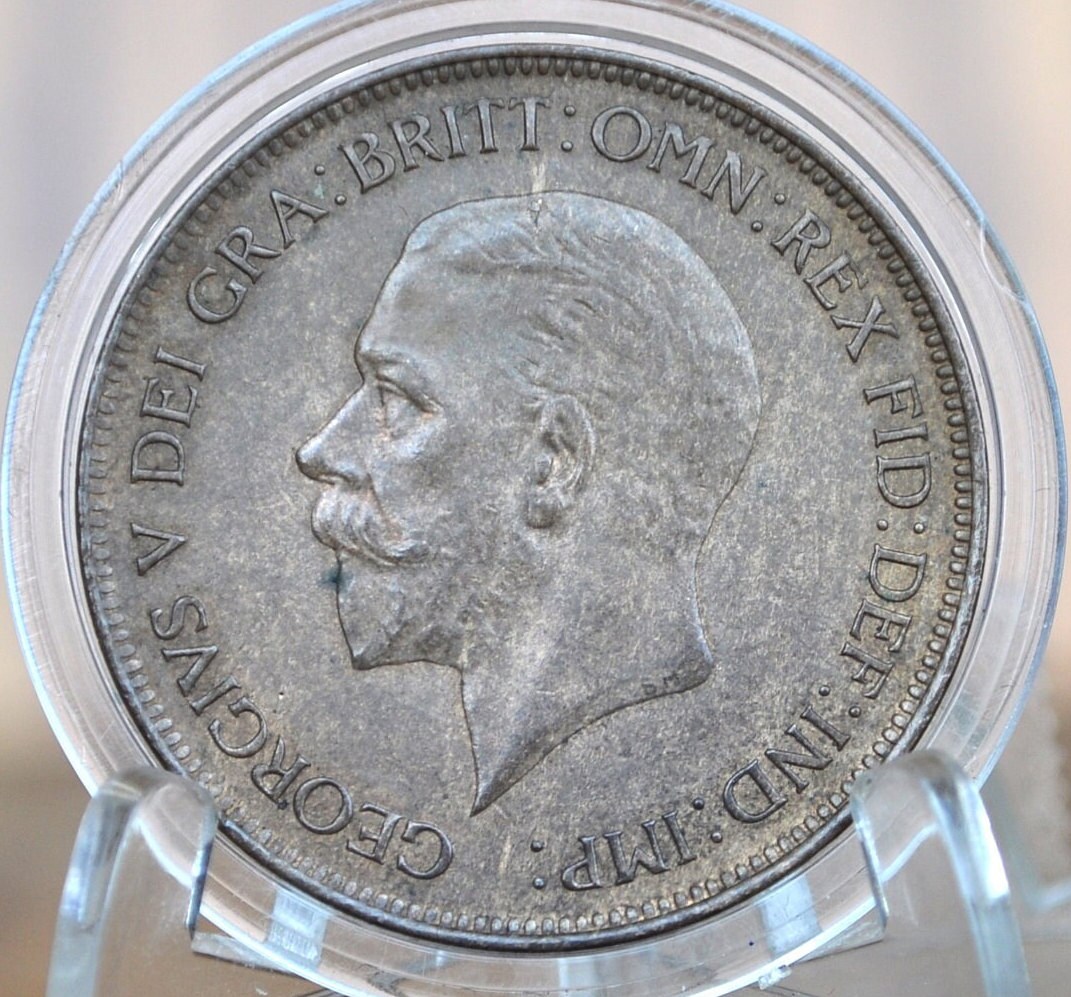 1929 Great Britain One Penny - High Grades - UK Large Penny 1929