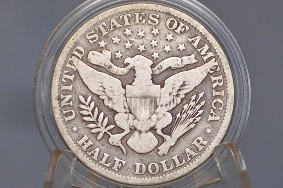 ハーフダラー バーバー アメリカ 銀貨 50セント 1914年 Dollar 50