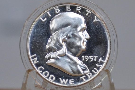 1957年　1958年　フランクリン　ハーフダラー硬貨　2枚セット 1957年 1958年 フランクリン ハーフダラー硬貨 2枚セット 【公式通販】