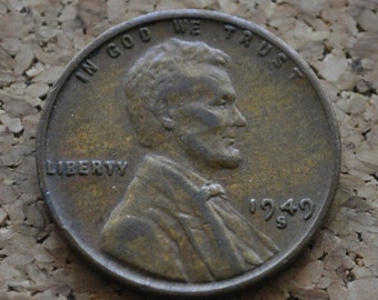 1949 P,D,S Wheat Pennies - XF (Extremely Fine) Grade / Condition - San Francisco Mint Denver, Philly- 1949S Wheat Ear Cent 1949 D Cent 1949P