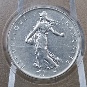 Monety 1 frank Francja 1960-1991, Wybierz według roku, STAN BU, Jeden frank, Monety francuskie, Statua Wolności, Piękne MONETY!