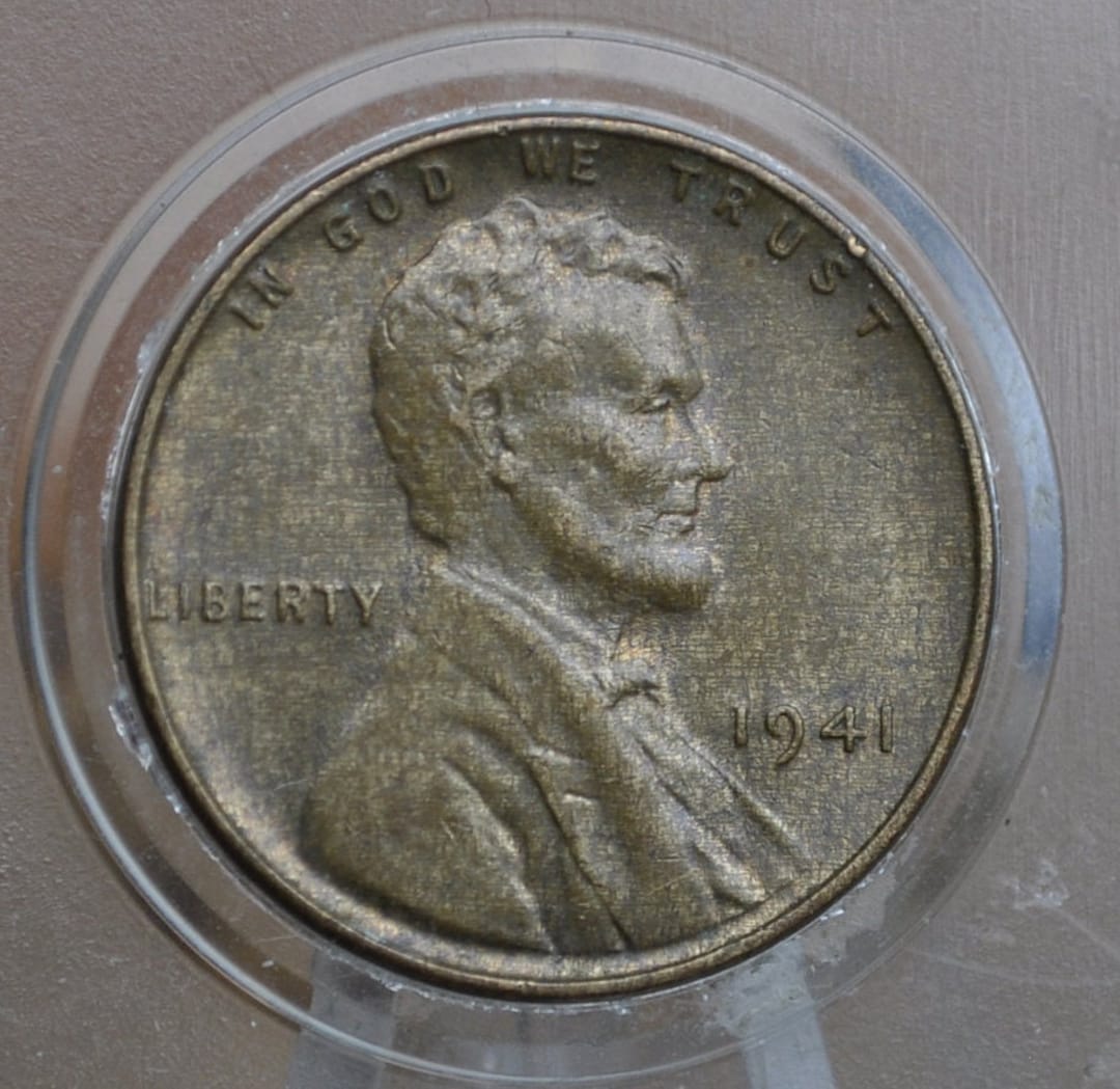 1941 Wheat Penny - Xf-uncirculated Grade / Condition - WWII Era Cent ...