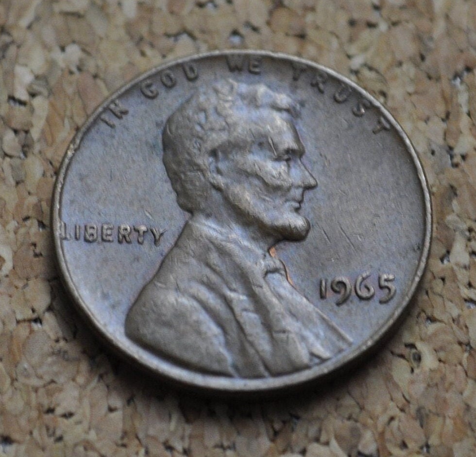 1965 年記念ペニー - グレードで選ぶ - 収集用コイン - リンカーン セント 1965 米国 1 ペニー - Etsy 日本