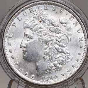 1890 Morgan Silver Dollar - Choose by Grade / Condition - Philadelphia Mint - 1890 P Morgan Silver Dollar 1890 - Beautiful Coin