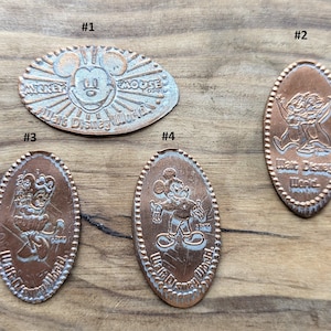 Disney Elongated Pennies Pick Your Variant - Elongated Disney Penny Souvenir