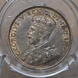 1911 Canadian Cent - AU (About Uncirculated) Grade, Great Luster -King George V- One Cent Canada 1911 Large Cent - 1911 Canadian Penny