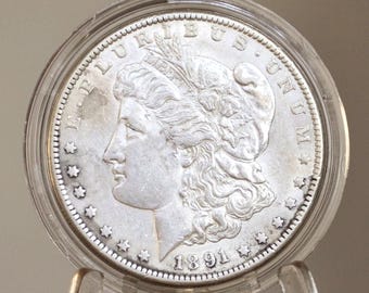 1891 O モルガン ダラー - アンティーク、状態良好、ニューオーリンズ