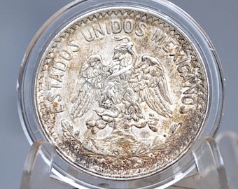 1907 シルバー 50 センターボス メキシコ - AU グレード - メキシコ 50