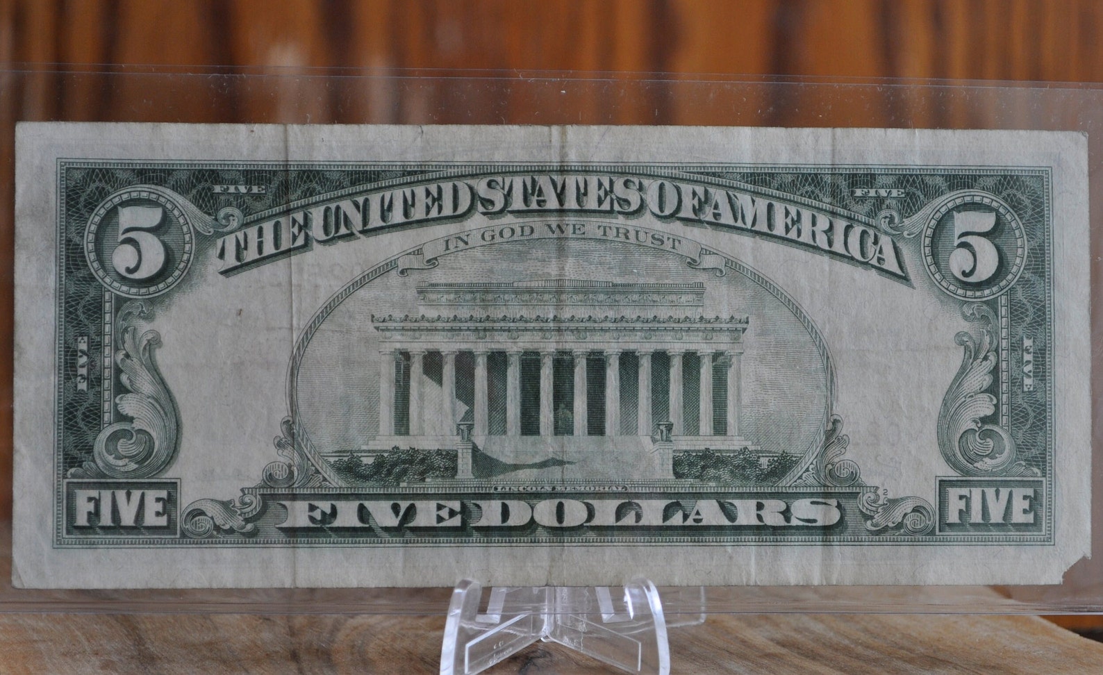 1963 Red Seal 5 Dollar Bill Star Note / Five Dollar Bill Star Etsy