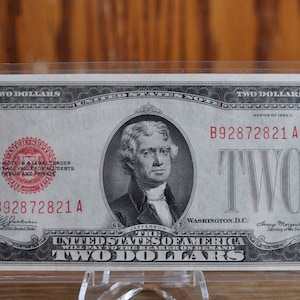 1928 Red Seal 2 Dollar Us Note - Choose By Grade / Condition - 1928 Two Dollar U.s. Note 1928 2 Dollar Bill Fr#1501 Through Fr#1508