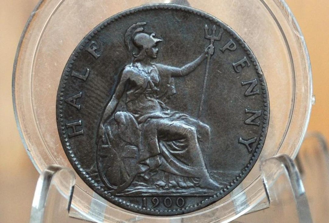 【希少】エラー？イギリスハーフペニー1918 希少】エラー？イギリスハーフペニー1918 希少】エラーコイン