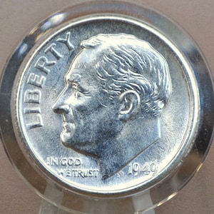 1949 Roosevelt Silver Dime Pds - Choose By Grade And Mint - 1949 S Silver Dime 1949 D Roosevelt Dime 1949 P