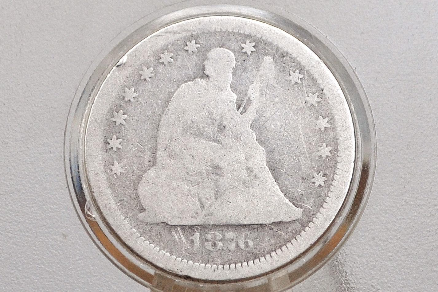 Silver quarter 1800s - Etsy 日本