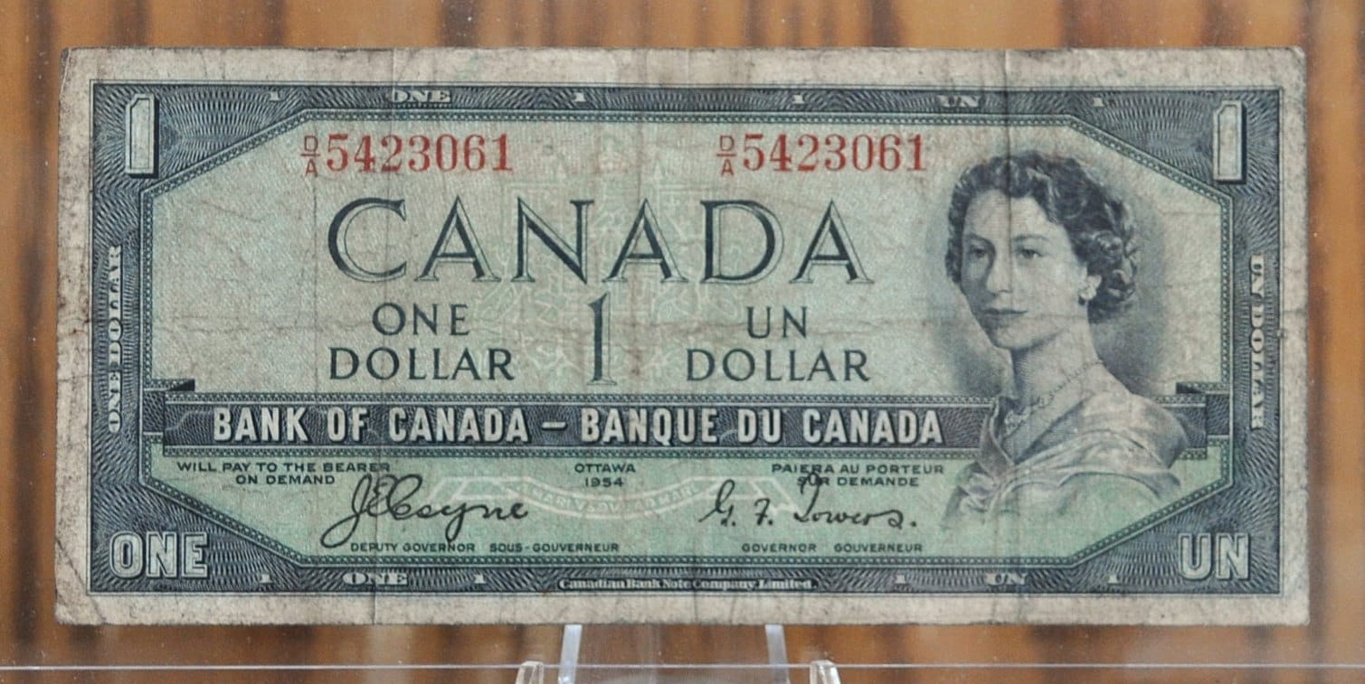 旧紙幣　カナダドル カナダドル1ドル札（1973年） : r/papermoney
