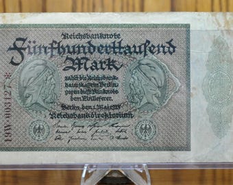 希少な1922～1923年ドイツマルク紙幣：ヴィンテージコレクターズセット