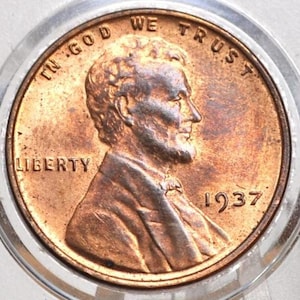 1937 P,D,S Wheat Pennies - Choose By Mint & Grade - 1937 P Wheat Ear Cent 1937D Wheat Back Cent 1937 S