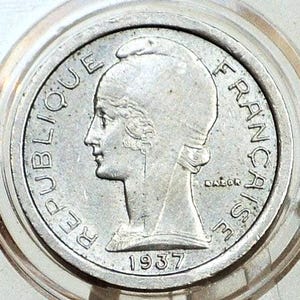 1937 French PTT Telephone Token - République française 1937 Telephone Token