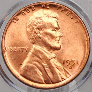 1951 P, D, S Weizen Pennies - Wählen nach Mint & Grade - 1951 S Weizen Cent 1951 D Penny 1951 Weizen Ohr Cent 1951 S Cent