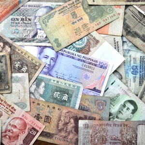 Papiergeld / Banknoten aus aller Welt - gemischte Daten, Stückelungen und Länder - viel zur Auswahl!!! Papiergeld