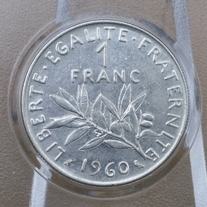 1960 french 1 franc coin - Etsy 日本