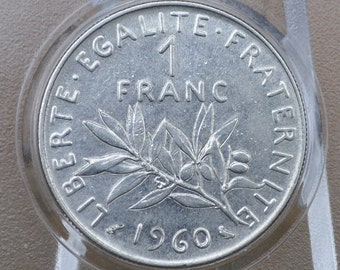 1960年フランス1フラン硬貨 - Etsy 日本