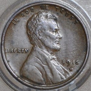 Penny di grano 1915-D - Scegli in base al grado, gradi G-Xf (da fine a estremamente fine) - Centesimo di spiga di grano 1915 D - Centesimo Lincoln 1915D - Grado elevato