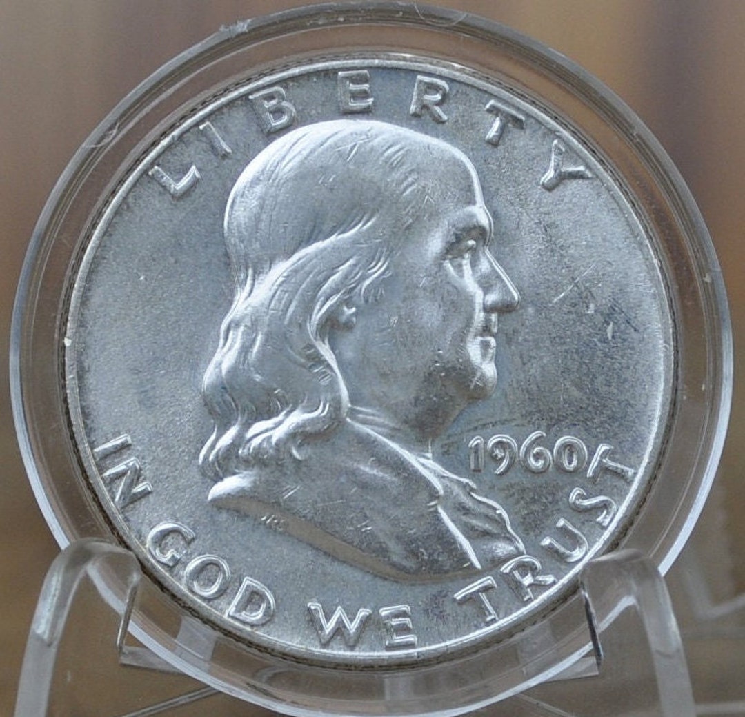 1960 P&D Franklin Silver Half Dollar 1960 P Franklin Half - Etsy