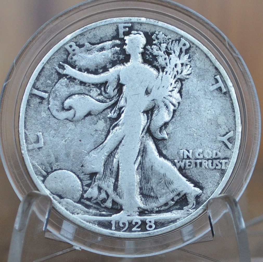 ウォーキングリバティ ハーフダラー 1928年s 1928-S ウォーキング・リバティ シルバー ハーフドル - グレードで選ぶ