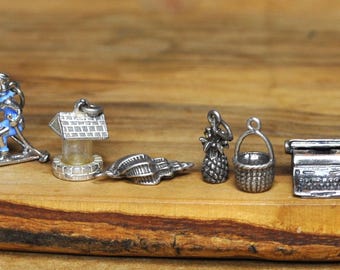 Even More Vintage Sterling Silver Charms! Choose by Charm! Bracelet Charms, Working Charms, Animal Charms, Spiritual Charms, + many more!