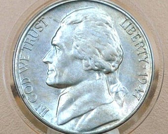 Níqueles Jefferson de 1947 (PDS) - P, D, S - Elija por marca de ceca y grado - Níquel Jefferson 1947 S Níquel Jefferson 1947 D Níquel Jefferson 1947 P