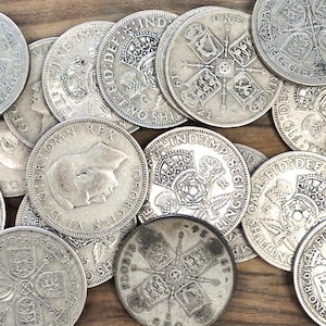 Great Britain Florins, 1900s - Choose by Date and Grade - Silver 1 Florin United Kingdom, Many to choose from! Silver Florins, 2 Shillings