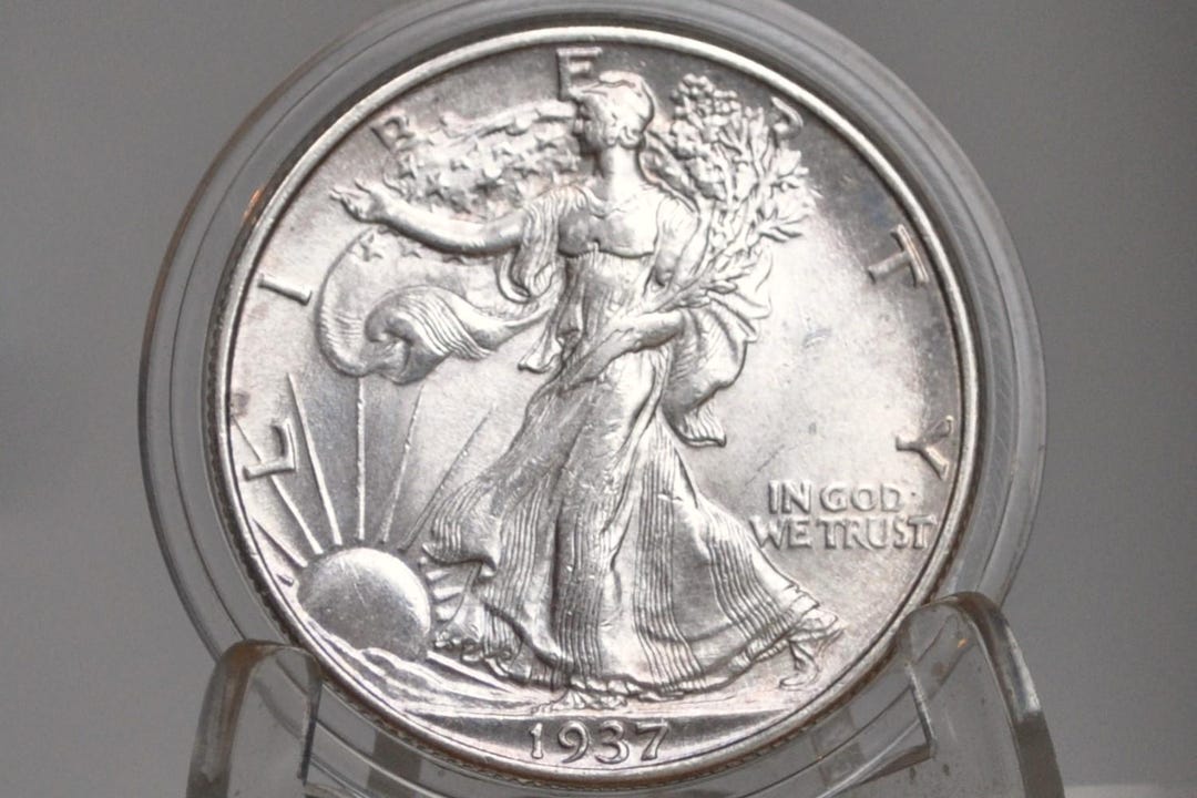ヴィル・ド・セダン 銀メダル 1937年 1937 Walking Liberty Silver Half Dollar - Choose by Grade