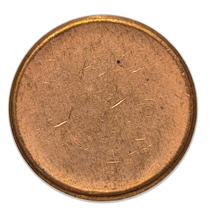 Moneta da 1 centesimo Lincoln con errore di conio - Tondello vuoto con errore di conio