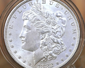 1882-O Morgan Silver Dollar - Choose by Grade - 1882O Morgan Dollar 1882 Silver Dollar New Orleans Mint