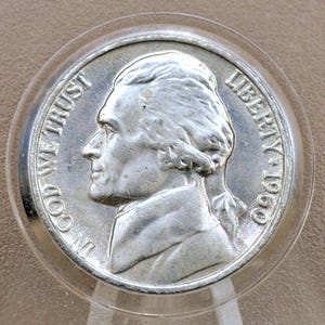 1960 P&D Jefferson Nickels - Great Condition - Denver Mint, Philadelphia Mint - Circulated and Uncirculated options