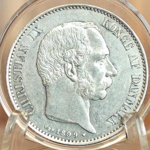 デンマークのコイン 2 クローネ |マルグレーテ 2 世女王